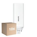 Multipack 10x Philips CorePro PL-T LED Bulb HF 9W - 840 Cool White | 4-Pin - Replaces 26W